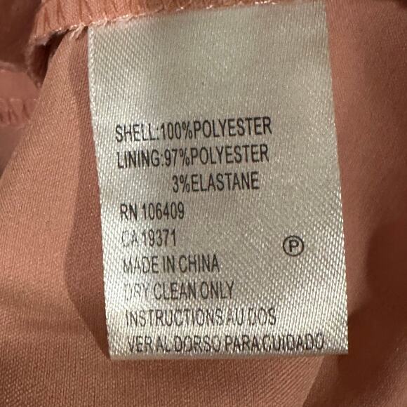 Tahari Floral Embroidered Lace Dress Pink Green Red 14 Elegant Cocktail - Picture 9 of 12